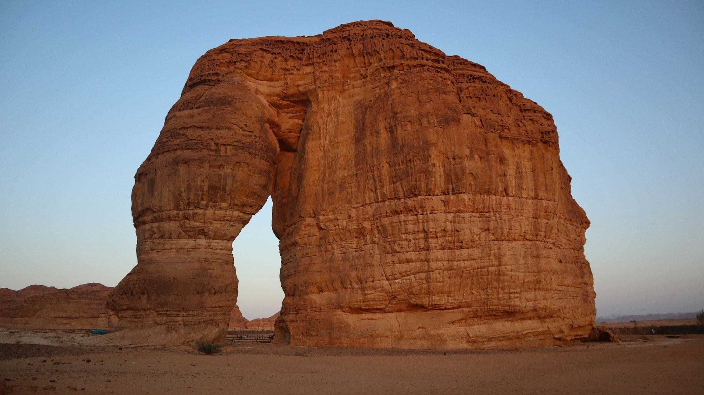 Elephant Rock at AlUla, Saudi Arabia